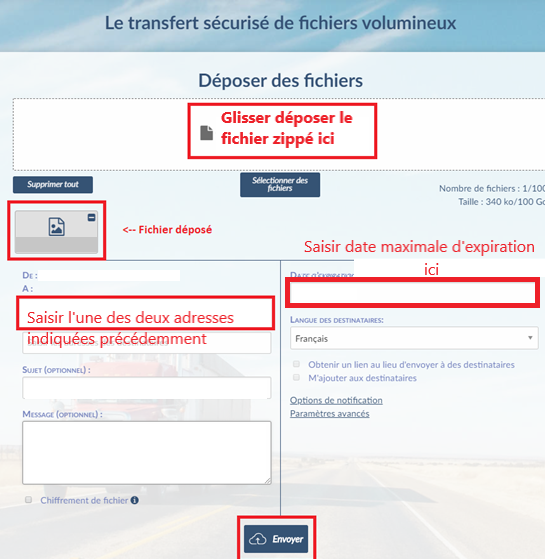 filesender pour dépôt thèse