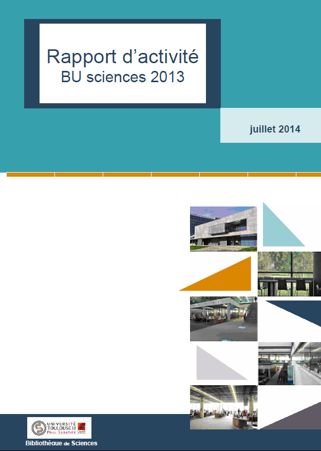 Couverture RA BU Sciences 2013